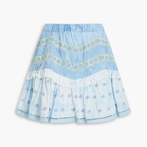 Love Shack Fancy Felice Skirt - Seafoam Pearl (NWT)